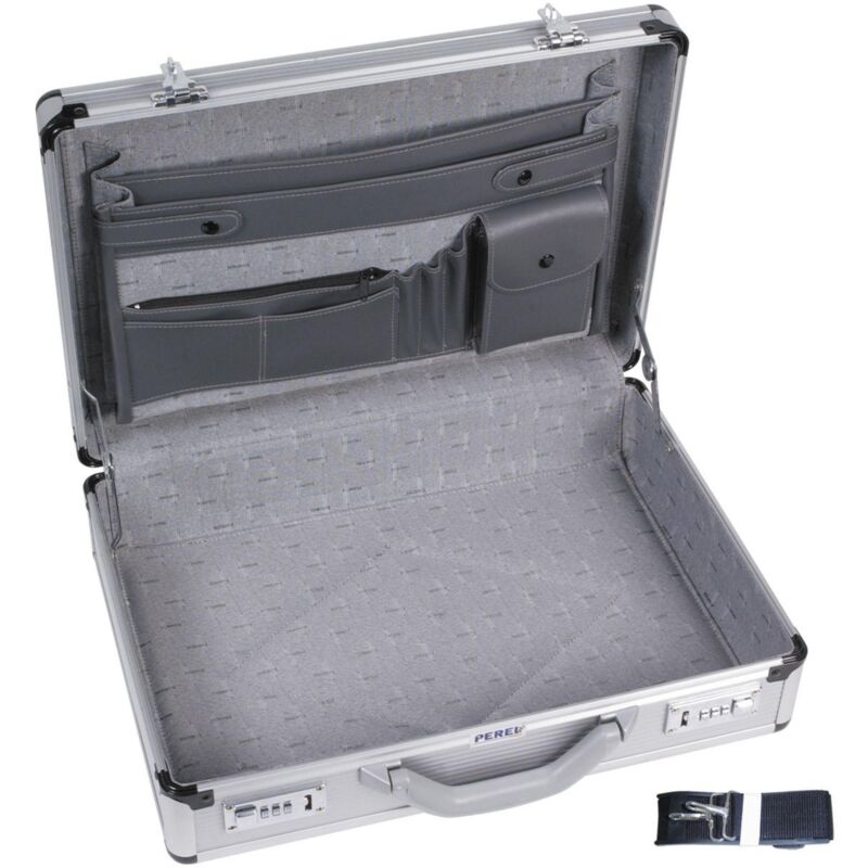 foto del prodotto perel valigia portadocumenti in alluminio 460 x 335 x 110 mm 16,9 l