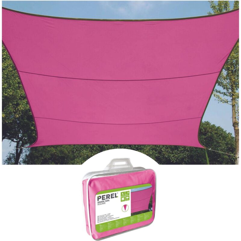foto del prodotto perel vela ombra quadrata 3,6 x 3,6 mt colore fucsia
