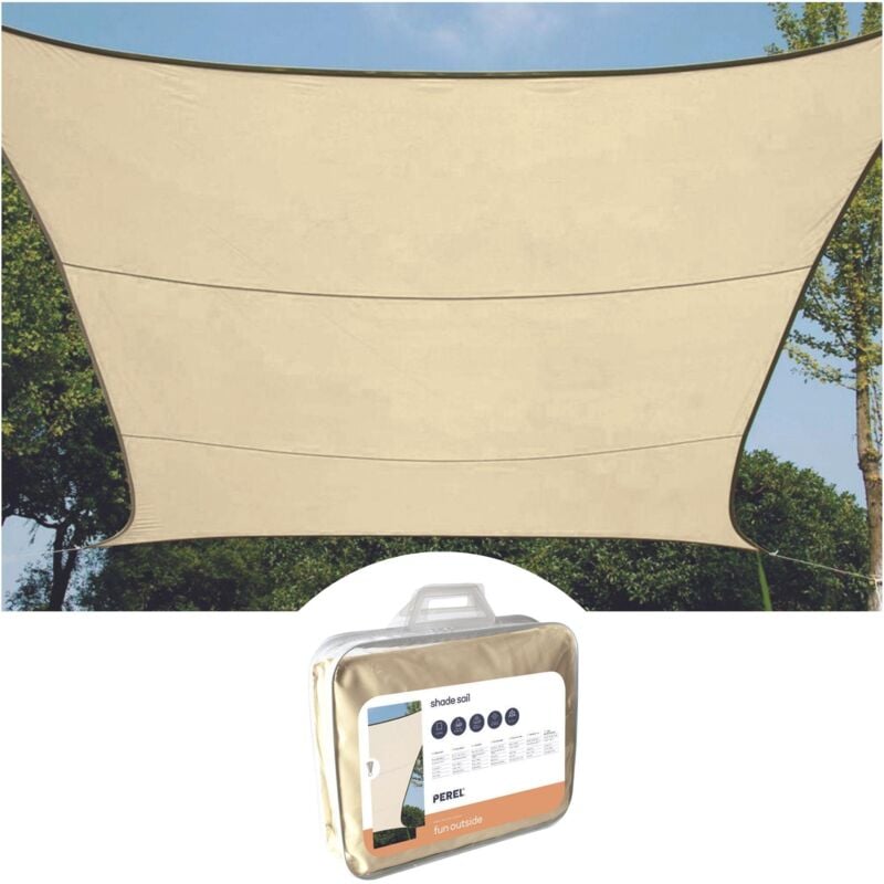 foto del prodotto perel vela ombra quadrata 5 x 5 mt colore crema