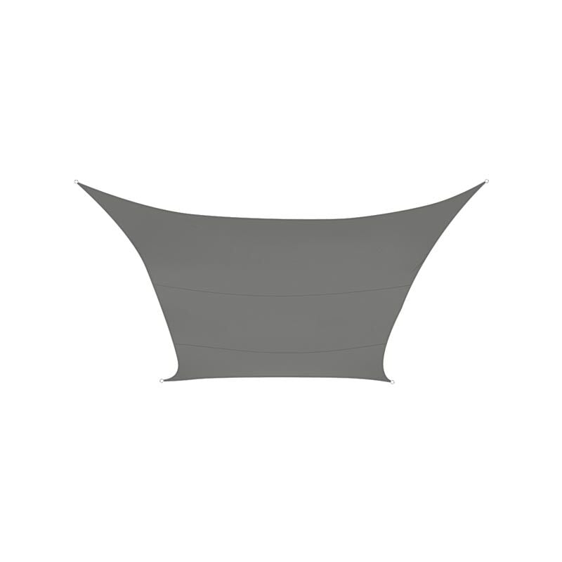 foto del prodotto perel vela ombreggiante permeabile quadrata 5 x 5 m colore grigio ardesia
