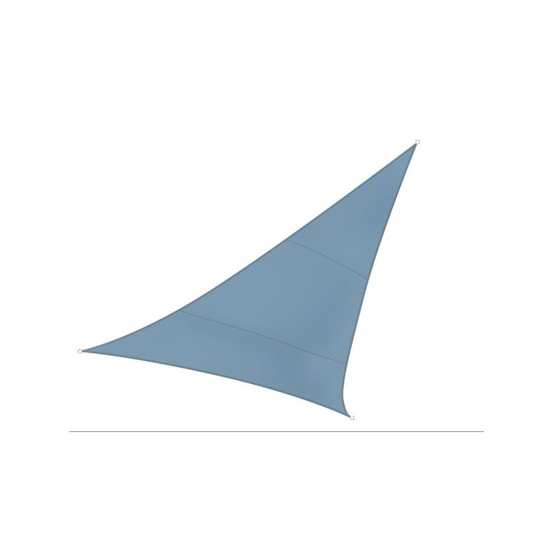 foto del prodotto perel vela ombreggiante triangolare 3,6 x 3,6 x 3,6 m colore grigio chiaro