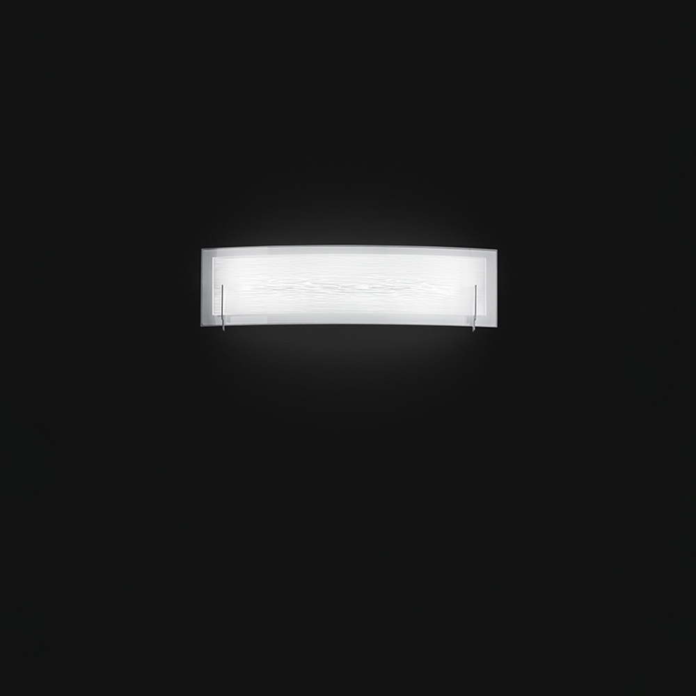 foto del prodotto perenz applique contemporanea overlap metallo cromo vetro led 15w 3000k