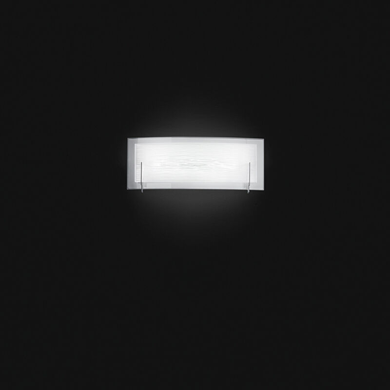 foto del prodotto perenz applique contemporanea overlap metallo cromo vetro led 21w 3000k