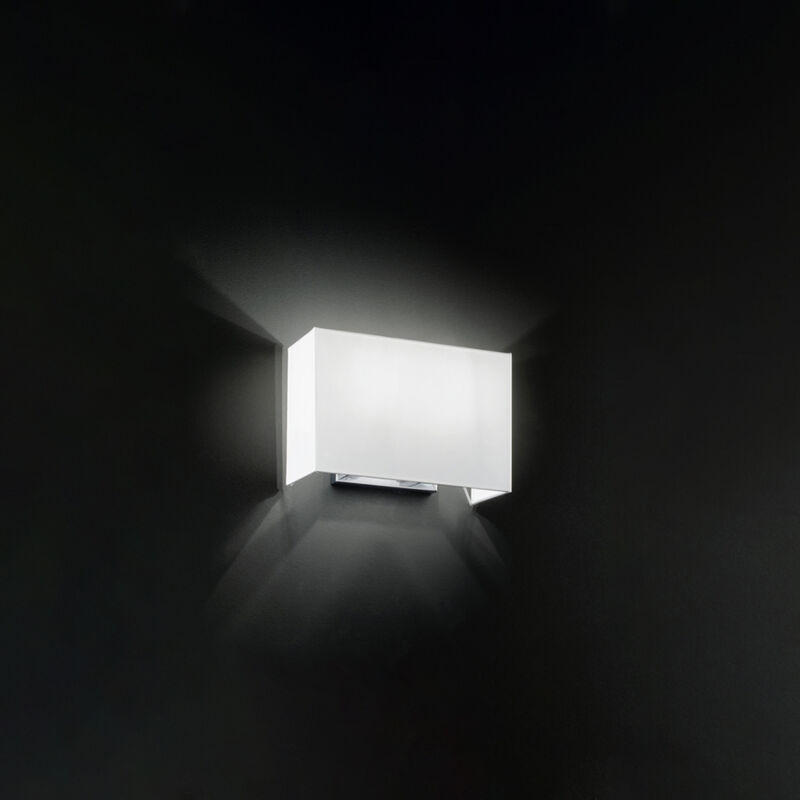foto del prodotto perenz applique contemporanea para hotel metallo cromo tessuto 2 luci e27