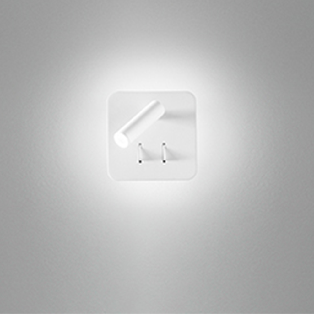 foto del prodotto perenz applique contemporanea plug metallo bianco acrilico led 6w 3000k