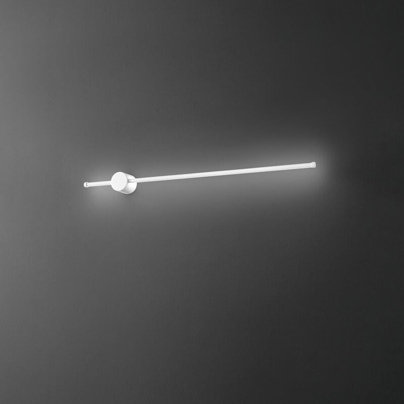 foto del prodotto perenz applique moderna clock alluminio bianco acrilico led 20w 3000k