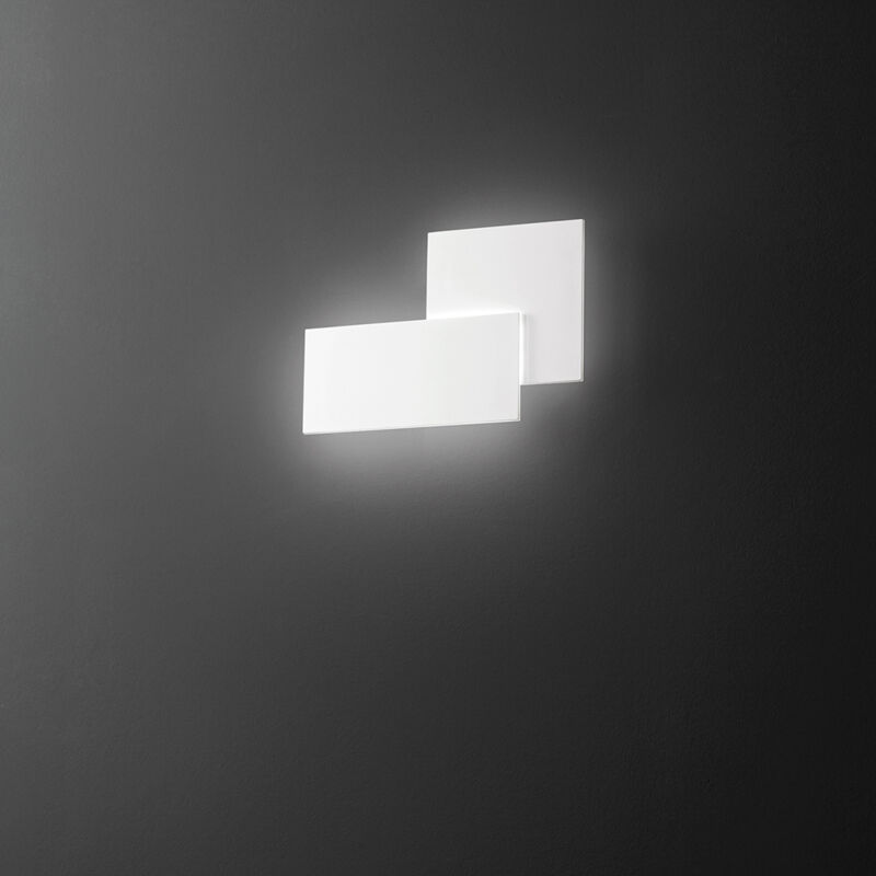 foto del prodotto perenz applique moderna quantic alluminio bianco acrilico led 23w 3000k