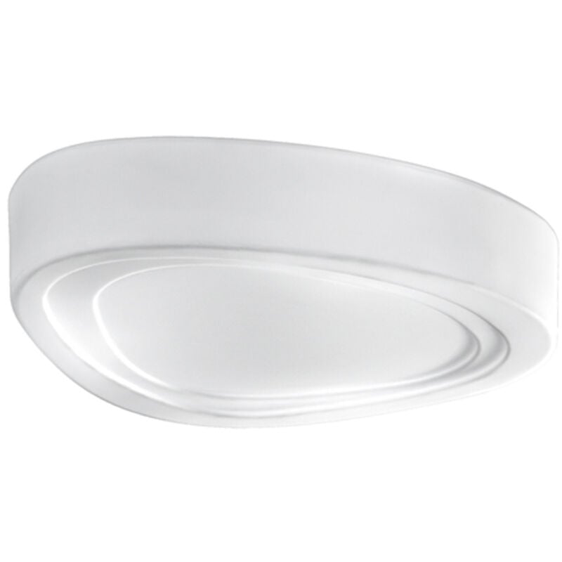 foto del prodotto perenz - mou plafoniera in vetro bianco soffiato 3 luci attacco e27, 44cm