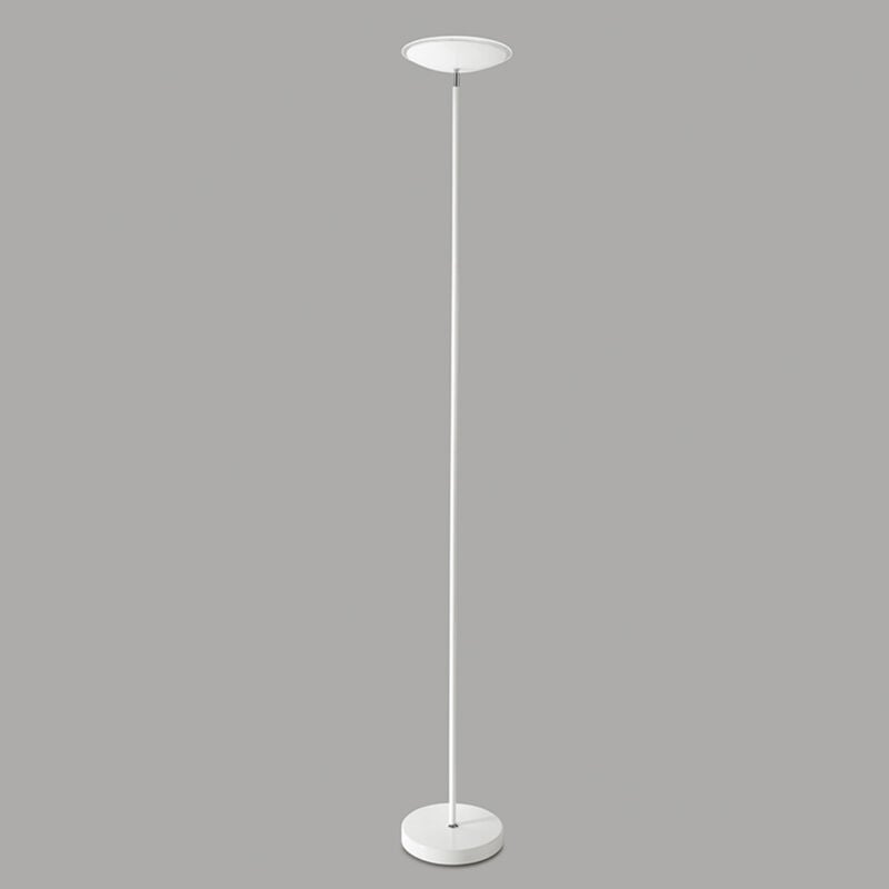 foto del prodotto perenz piantana moderna febe metallo bianco vetro led 18w 3000k
