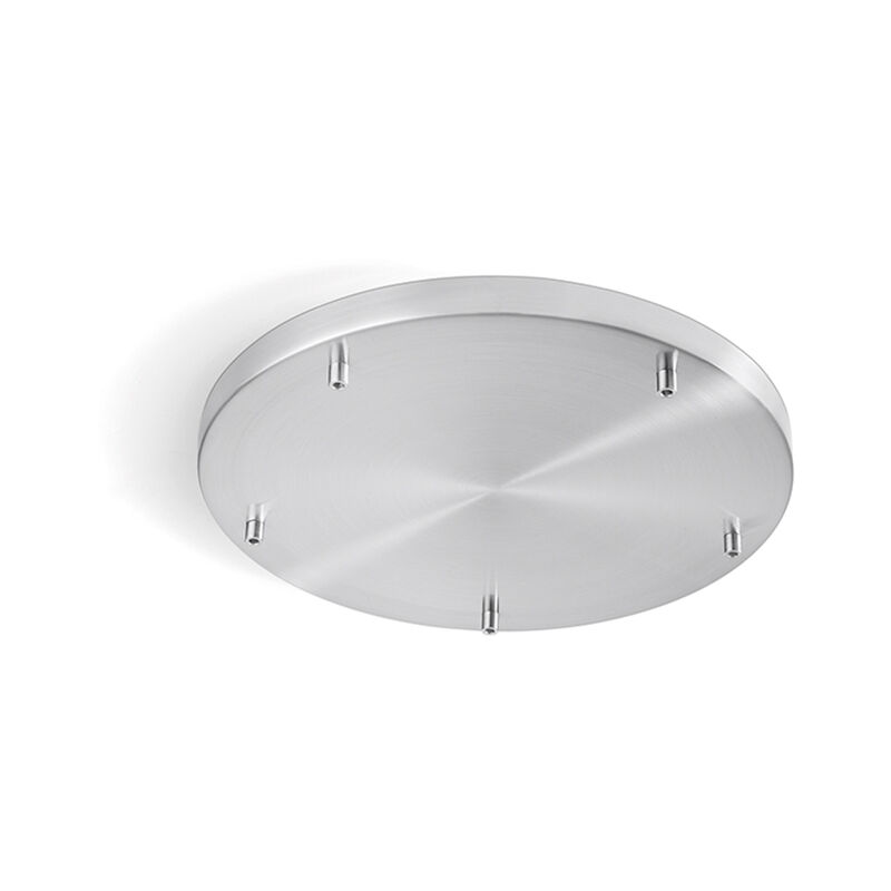 foto del prodotto perenz rosone multicavo 5 fori in metallo cromo lucido d45cm