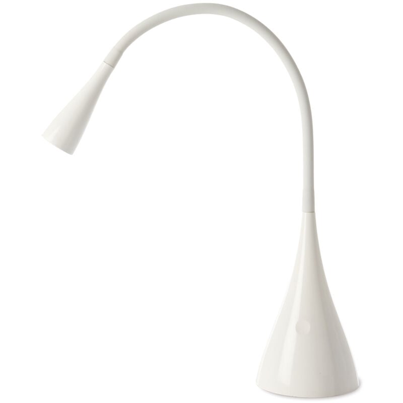 foto del prodotto perenz snake lampada led da tavolo in plastica colore bianco dimmerabile 3w 300lm 3000k