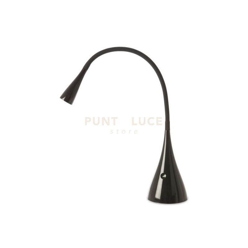 foto del prodotto perenz snake lampada led da tavolo in plastica colore nero dimmerabile 3w 300lm 3000k