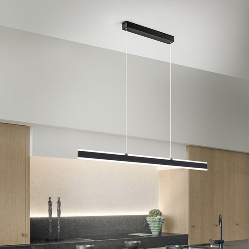 foto del prodotto perenz sospensione moderna kante metallo bianco led 48w 3000k