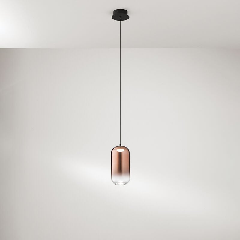 foto del prodotto perenz vetro borosilicato contemporaneo hunter rame specchiato d10