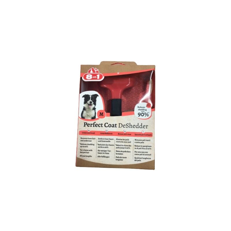 foto del prodotto perfect coat deshedder dog m - 8in1