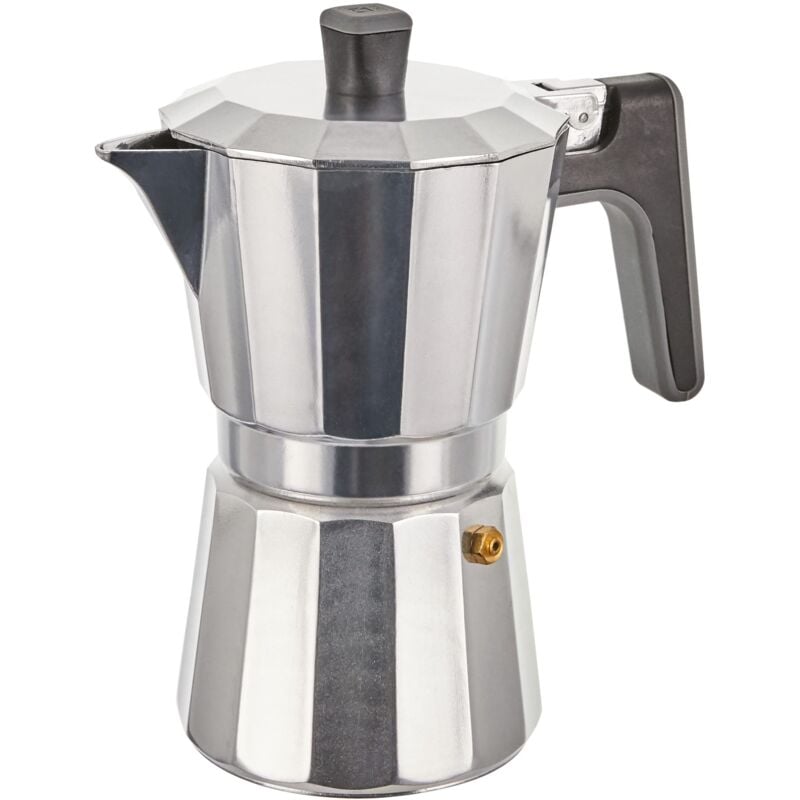 foto del prodotto perfecta caffettiera italiana a induzione, alluminio, capacit 6 tazze, argento bra
