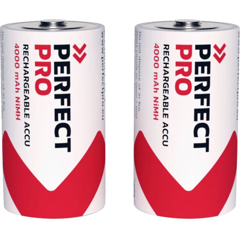foto del prodotto perfectpro batteria ricaricabile 1 2 torcia c nimh 4000 mah 1.2 v 2 pz.