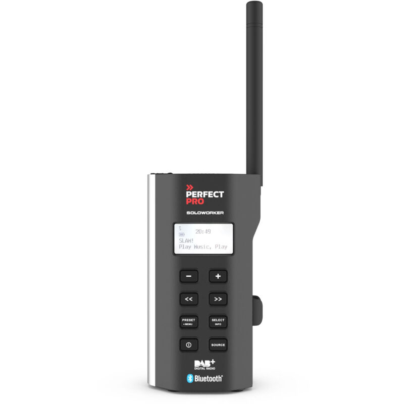 foto del prodotto perfectpro radio da cantiere soloworker con batteria integrata caricabatterie
