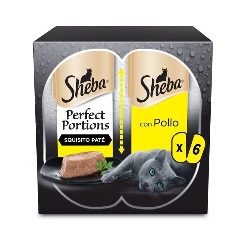 foto del prodotto perfetct portions multipack in salsa 6 x 37,5gr pollo sheba