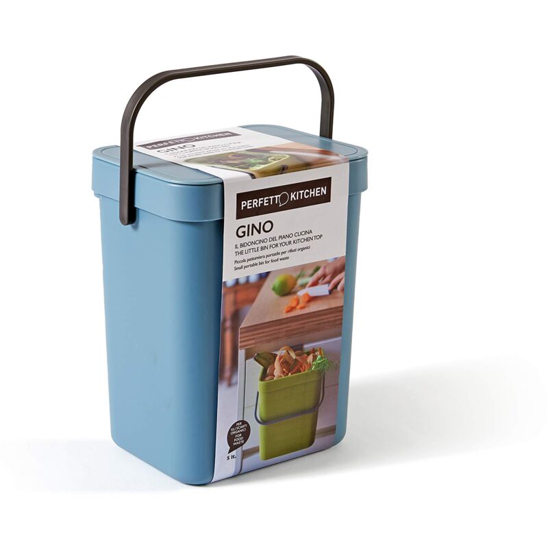 foto del prodotto perfetto pattumiera umido rifiuti organici da appendere coll. gino 5 lt. avio