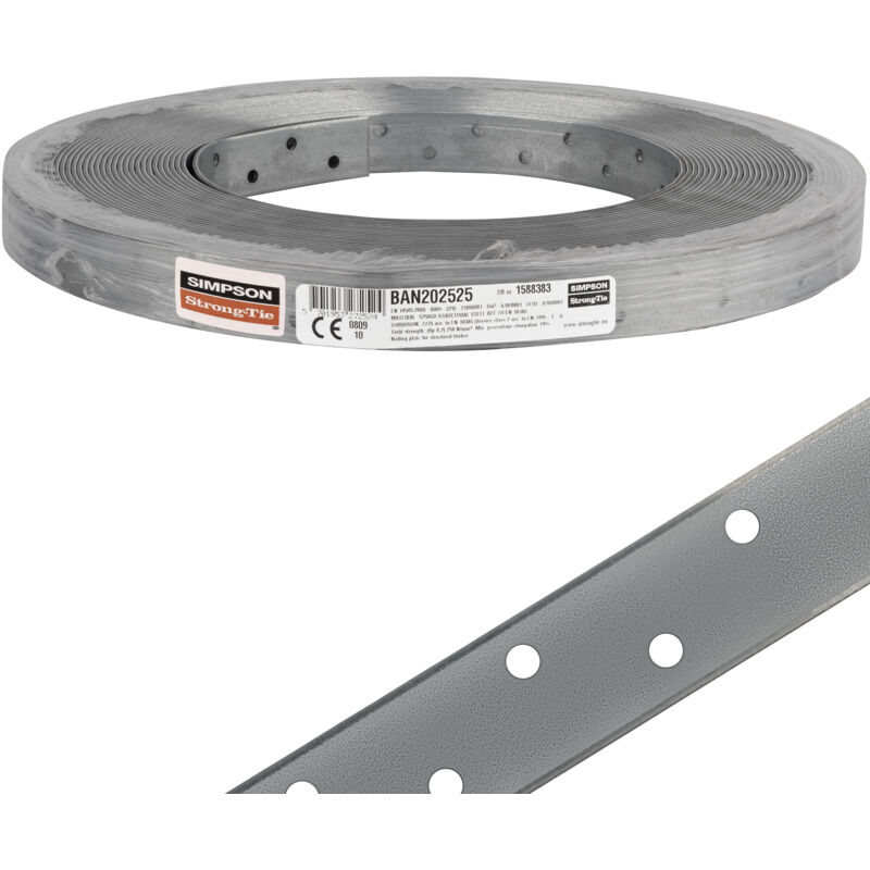 foto del prodotto perforiertes band ban202525 25x2mm x 25mb