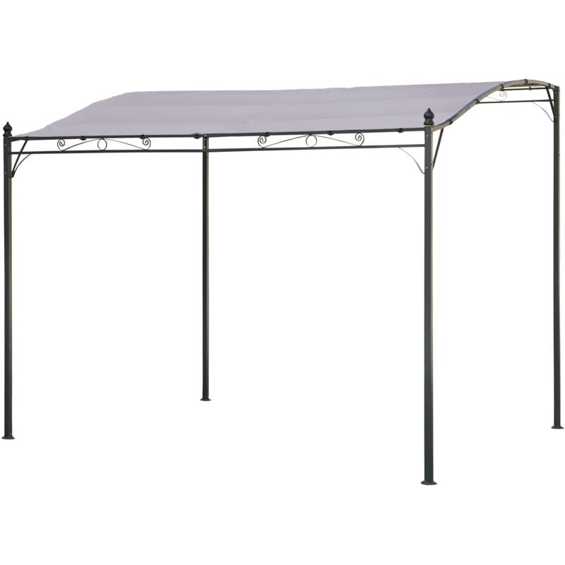 foto del prodotto pergola a parete 3 2,5 m nice taupe