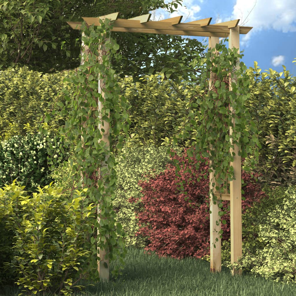 foto del prodotto pergola arco da giardino 150x60x204 cm in legno impregnatocod mxl 96988