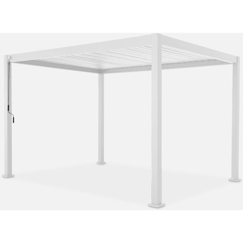 foto del prodotto pergola bioclimatica 3x4m in alluminio a lamelle orientabili