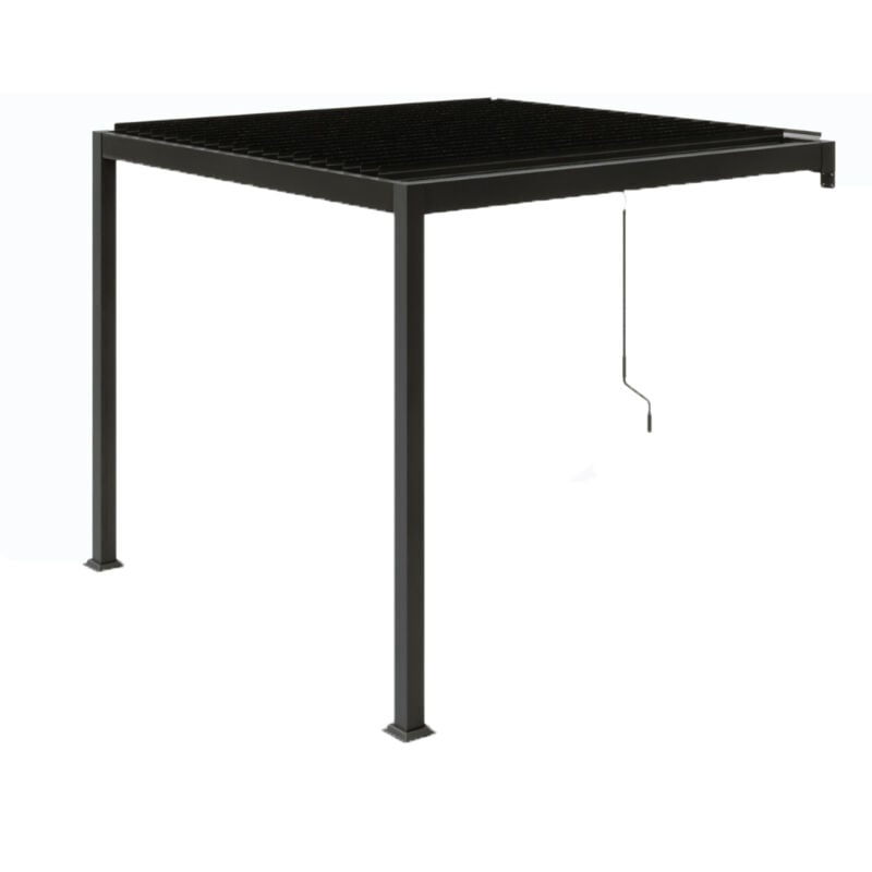 foto del prodotto pergola bioclimatica addossata 3x3 m agadir