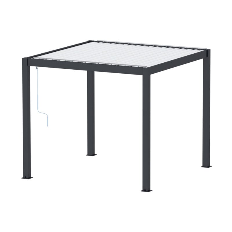foto del prodotto pergola bioclimatica ponant grigia 3x3 autoportante