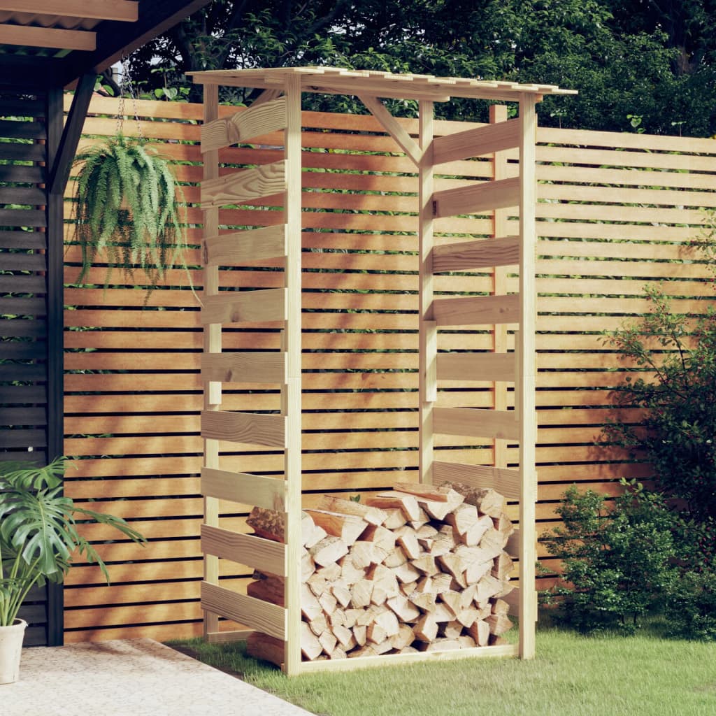 foto del prodotto pergola con tetto 100x90x200 cm in legno di pino impregnato