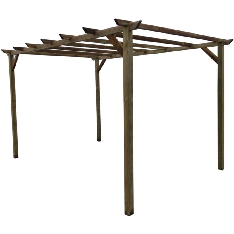 foto del prodotto pergola da esterno libera in legno di pino 300x400x250 cm