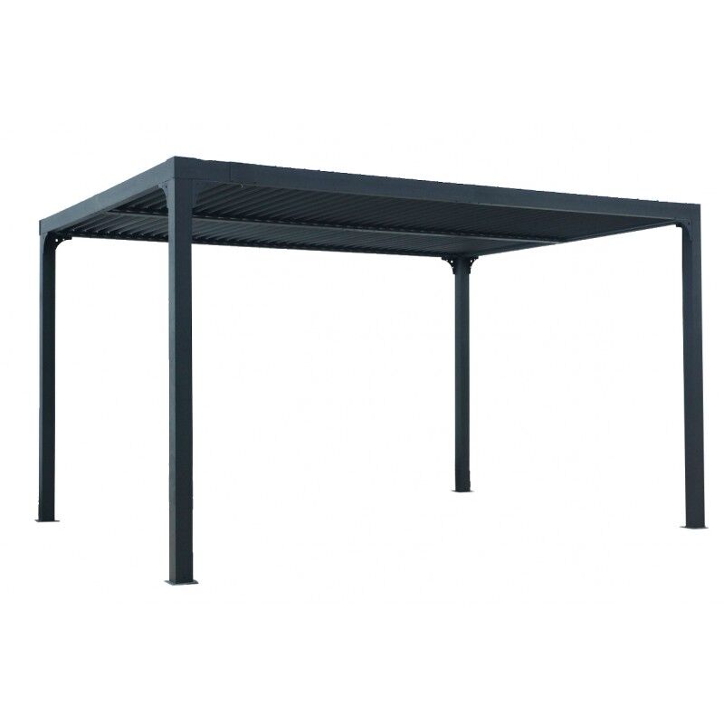 foto del prodotto pergola foresta gazebo bioclimatico in alluminio, apertura manuale, 360x300 foresta