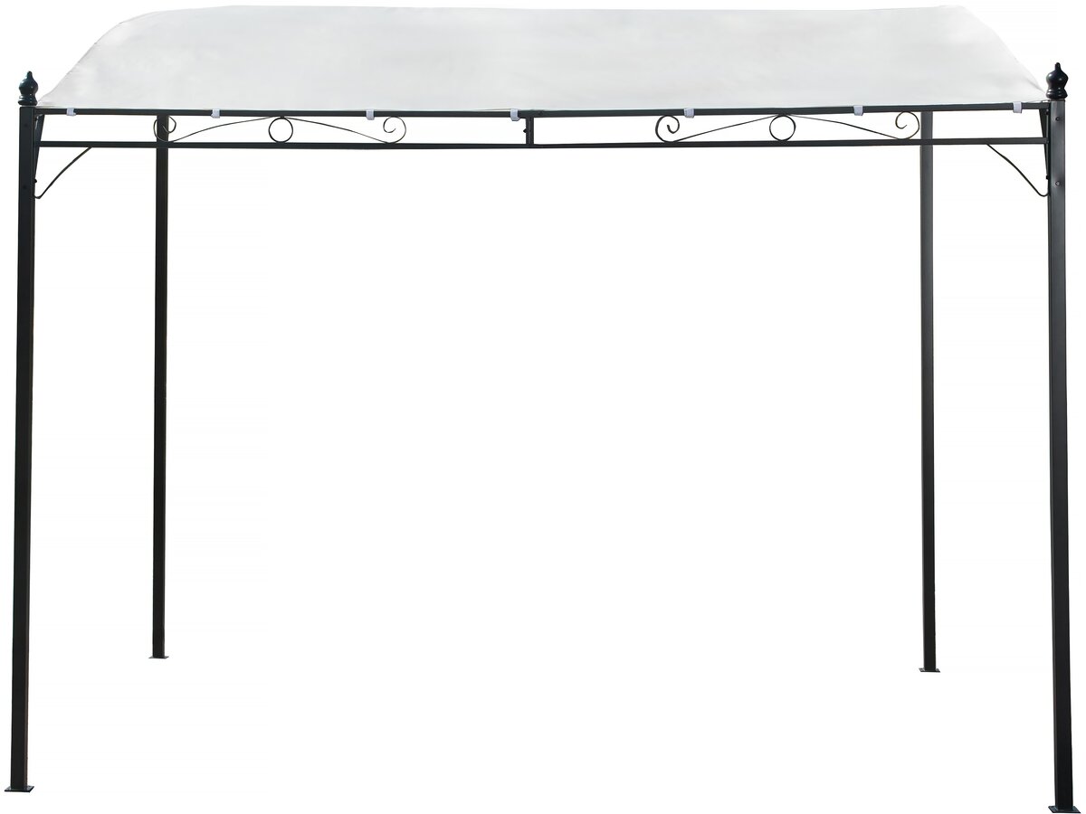 foto del prodotto pergola metallica inclinata 3 x 2,5 m beige