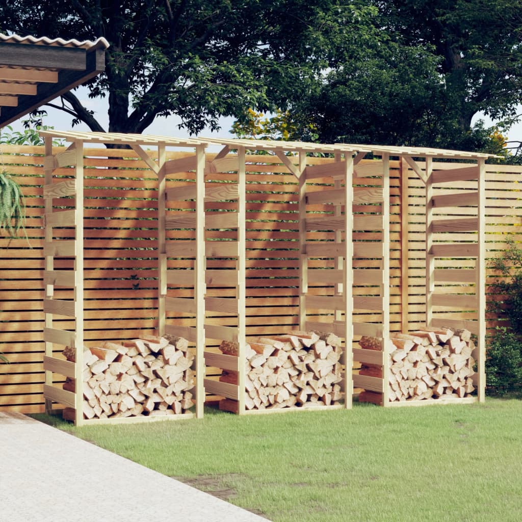 foto del prodotto pergole con tetto 3 pz 100x90x200 cm legno di pino impregnato cod mxl 71565