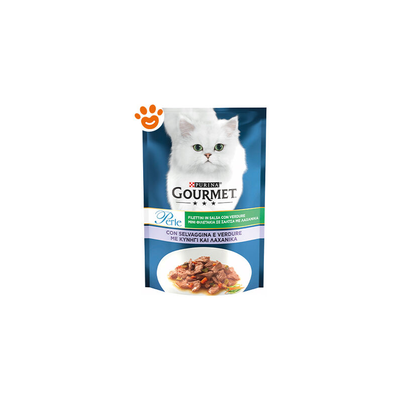 foto del prodotto perle in filettini per gatto da 85 gr gourmet