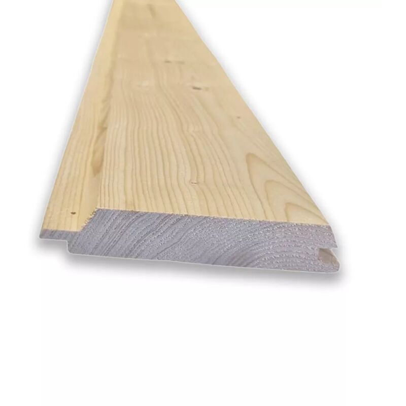 foto del prodotto perlina in legno di abete ad incastro da 300 cm, sezione 2,7x14,5 cm