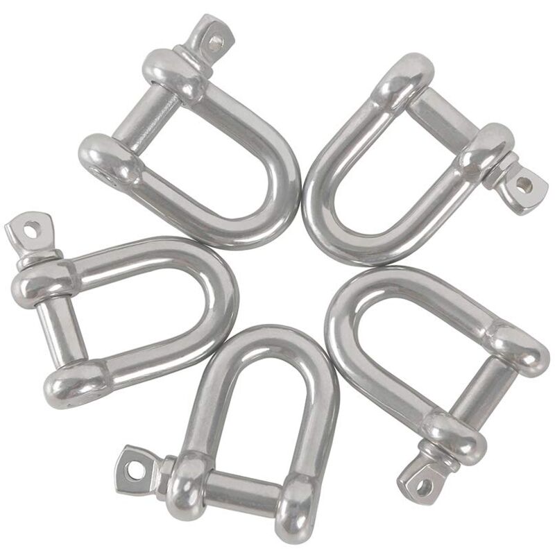 foto del prodotto perno tenditore a u m8 in acciaio inox 304 6 pezzi lotto