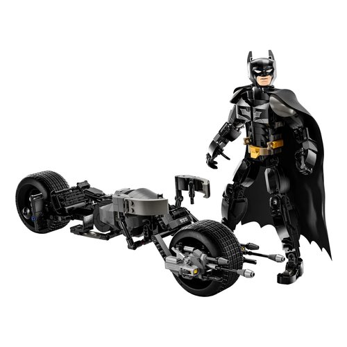 foto del prodotto personaggio costruibile di batman con bat pod lego 76273 dc comics sup