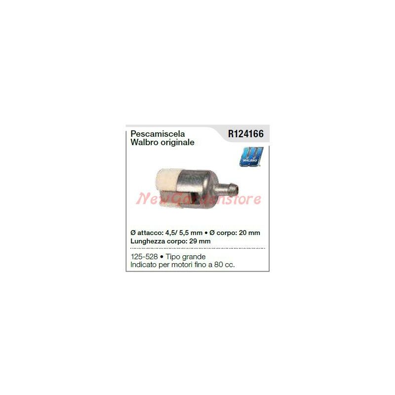 foto del prodotto pescamiscela walbro per motosega 125 528 tipo grande r124166