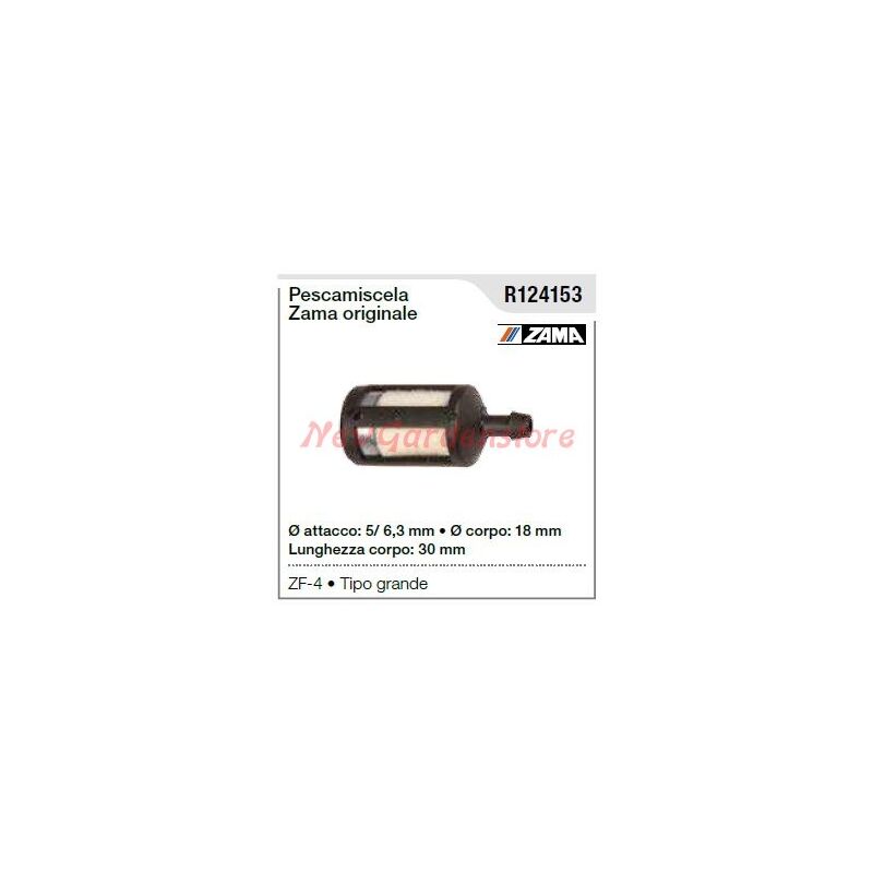 foto del prodotto pescamiscela walbro per motosega zf 4 tipo grande r124153