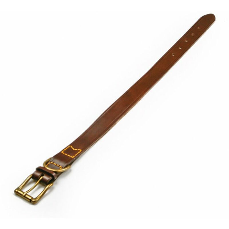 foto del prodotto pet collare in cuoio extra sfoderato col. assortiti cm. 56x2,5