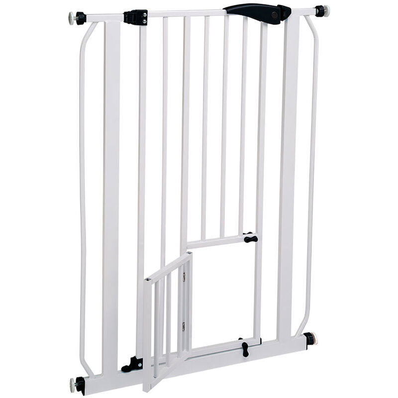 foto del prodotto pet gate robusto cancelletto per cani e gatti. variante pet gate misure 73 x h 105 cm ferplast