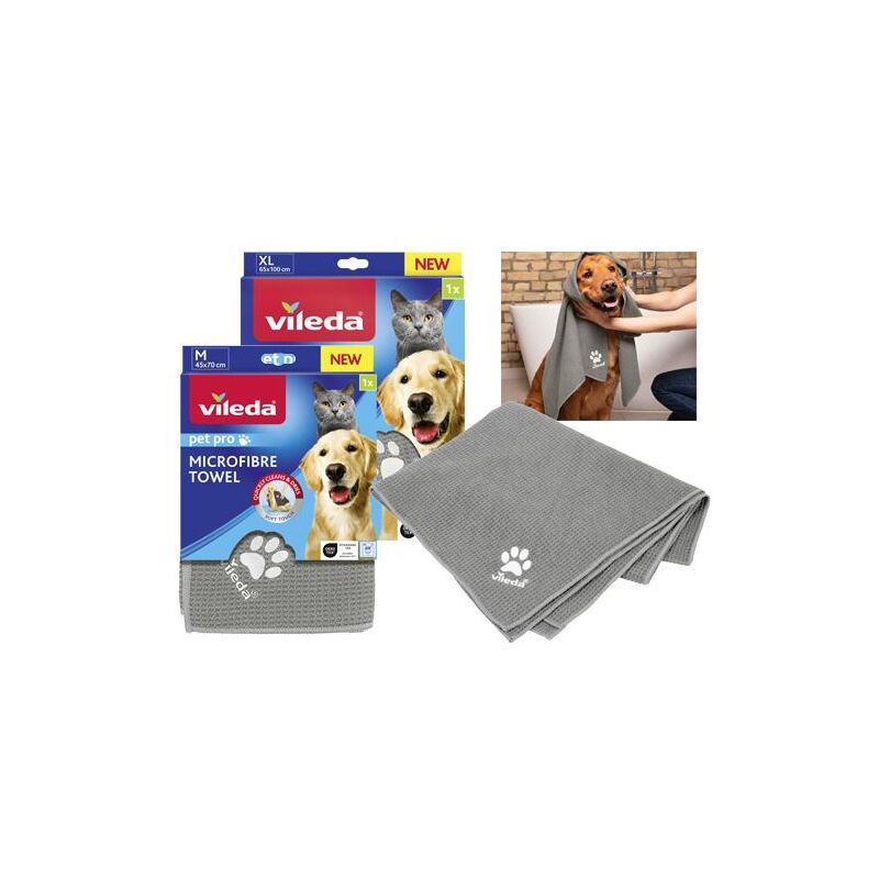 foto del prodotto pet pro asciugamani microfibra m vileda