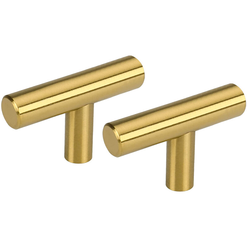 foto del prodotto petites ecrevisses 10 pezzi maniglia per armadio da cucina in acciaio inox maniglie per mobili con viti oro