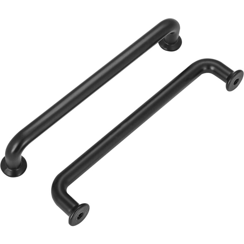 foto del prodotto petites ecrevisses 10 pezzi maniglia per mobili moderni maniglie per cassetti armadio con viti nero 128mm