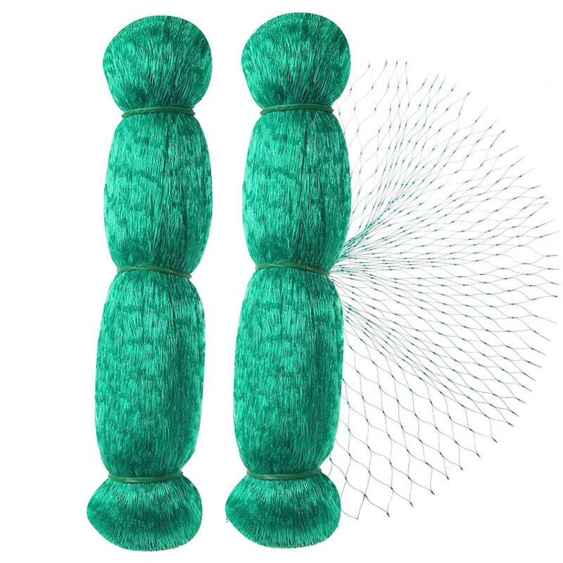 foto del prodotto petites ecrevisses 2 pcs rete per uccelli reti protettive da giardino per proteggere piante alberi da frutto stagno 2x10m