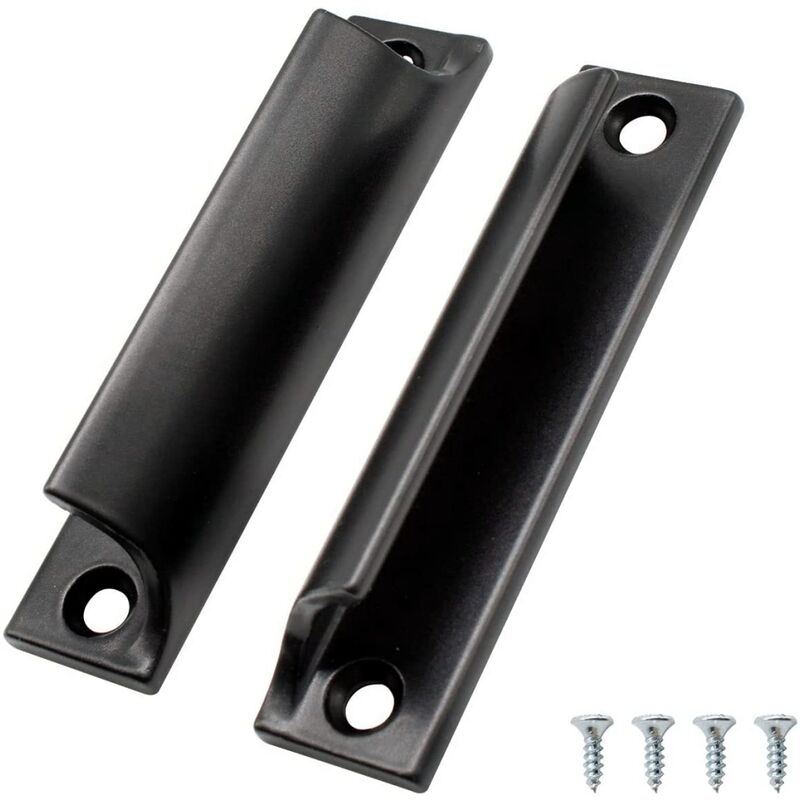 foto del prodotto petites ecrevisses 2 pezzi maniglia porta interna maniglia per porta balcone con viti maniglieper mobili armadi finestre nero