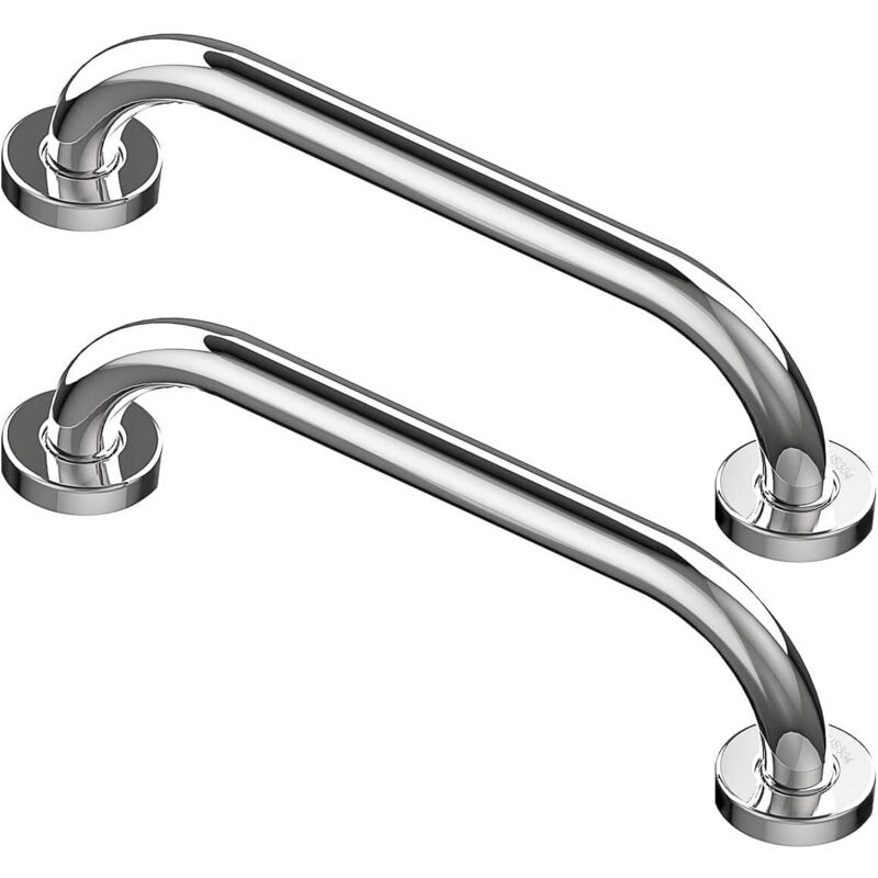 foto del prodotto petites ecrevisses 2 pezzi maniglione da bagno acciaio inossidabile 35cm barra di sicurezza maniglia ausiliaria per vasca wc scale