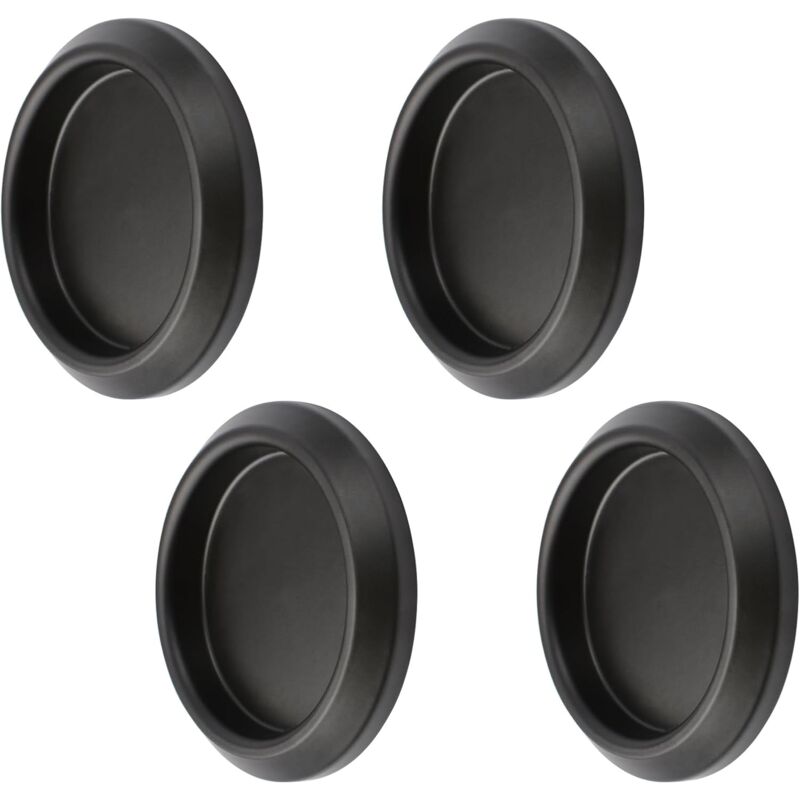foto del prodotto petites ecrevisses 4 pcs maniglia per porta scorrevole maniglia per mobili maniglie autoadesiva per porte finestre armadio nero